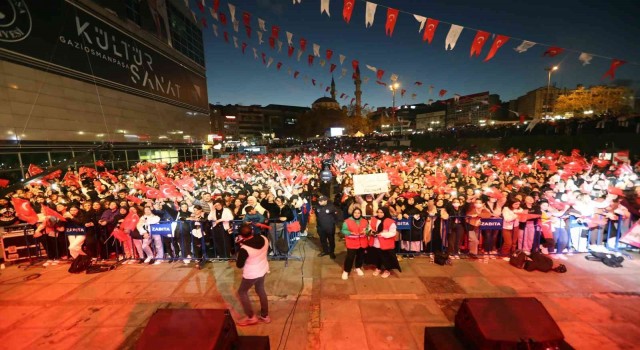 Gaziosmanpaşada 29 Ekim coşkuyla kutlandı