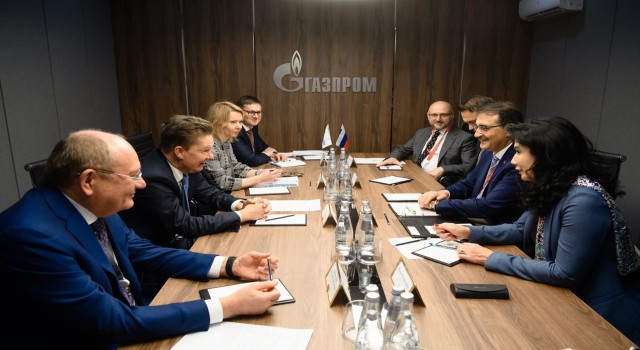 Gazprom Başkanı Miller: Türkiyenin AB sınırında doğalgaz dağıtım merkezi oluşturabiliriz