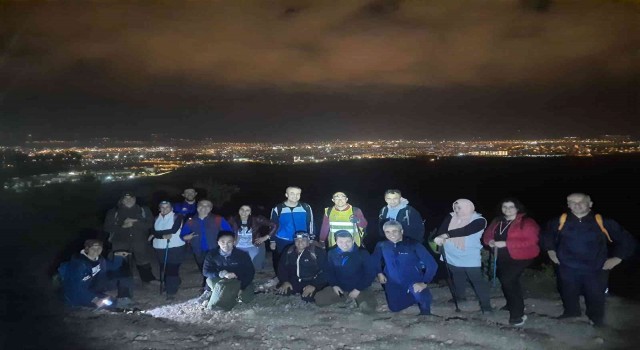 Gece yürüyüşçüleri rotayı doğaçlama belirledi