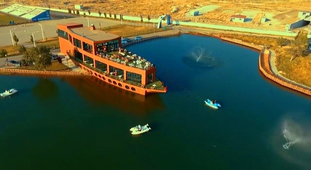 ‘Gemi Kafenin mest eden manzarası havadan görüntülendi