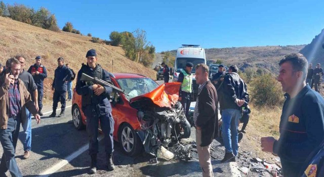 Giresunda trafik kazası: 5 kişi yaralı