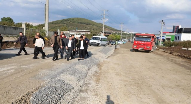 Gümüşova OSBnin yolları tamamlanıyor
