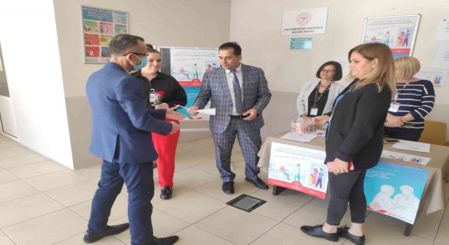 Hasta Hakları Gününde hastanede stant kuruldu