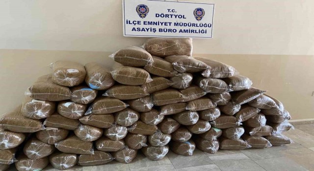 Hatayda 270 kilo kaçak tütün ele geçirildi