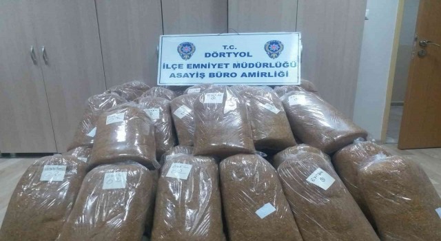 Hatayda 435 kilo kaçak tütün ele geçirildi