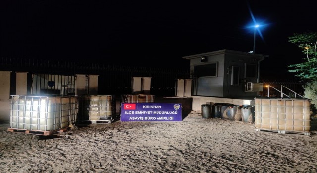 Hatayda 4,5 ton kaçak akaryakıt ele geçirildi
