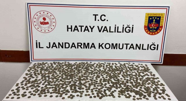 Hatayda 960 adet sikke ele geçirildi