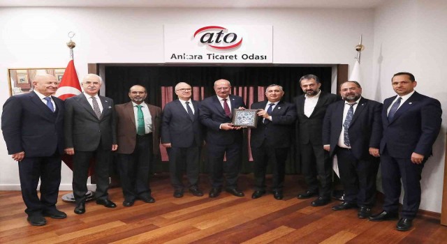 Hindistan Vakfı heyetinden ATO Başkanı Barana ziyaret
