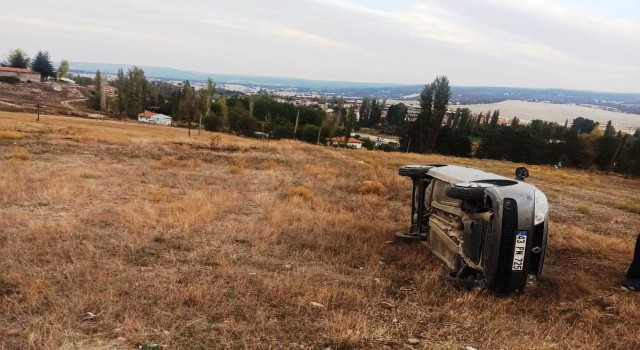 Hisarcıkta trafik kazası: 1i çocuk 3 yaralı