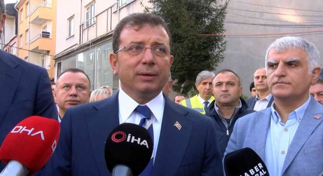 İBB Başkanı İmamoğlu: “Binanın sağlam kalan tek dairesinde doğalgaz aboneliği var”