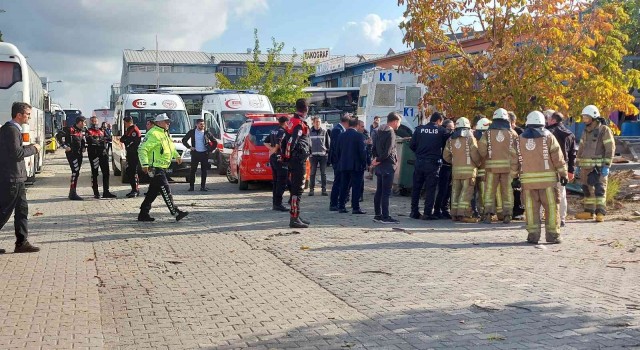 İkitelli Esenler Sanayi Sitesindeki bir işyerinde patlama