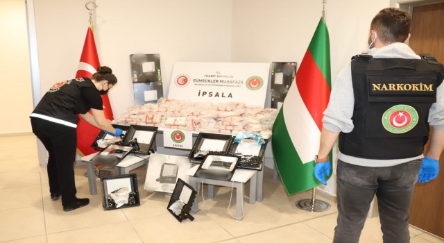 İpsala Gümrük Kapısında 108 kilo eroin ele geçirildi