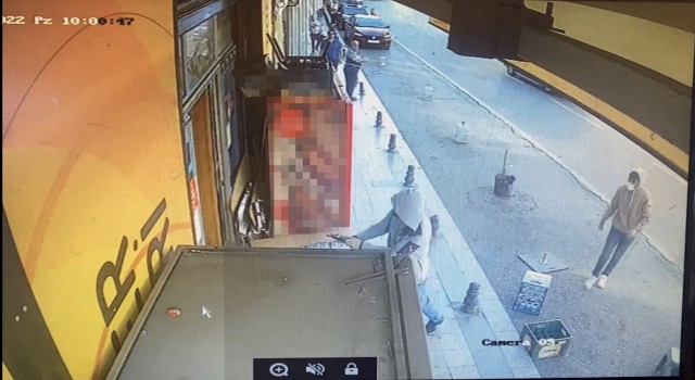 İstanbulda film sahnelerini aratmayan silahlı çatışma kamerada