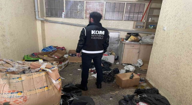 İstanbulda tütün kaçakçılarına operasyon: 4 gözaltı