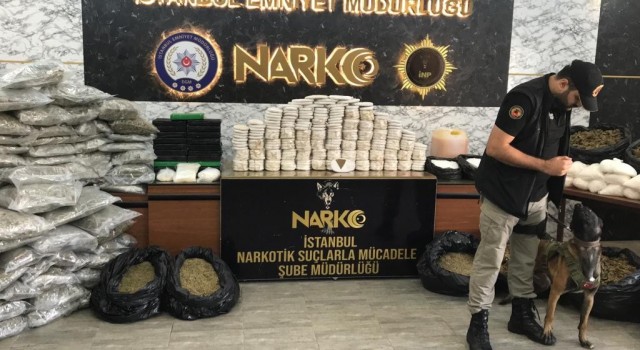 İstanbulda uyuşturucu operasyonları: 1 ayda 400 kilo uyuşturucu ele geçti