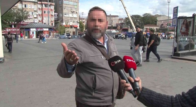 İstanbulda yolcu seçen taksici gazetecilere küfür etti