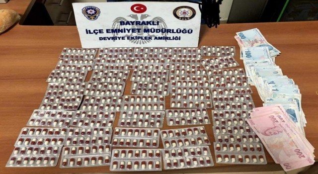 İzmirde uyuşturucu taciri nefes kesen takiple yakalandı