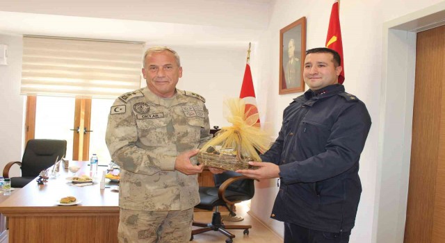 Jandarma Denetleme ve Değerlendirme Başkanı Tümgeneral Okyardan jandarmaya ziyaret