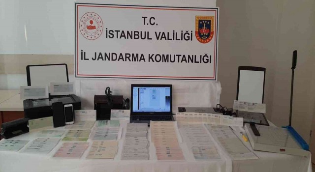 Jandarmadan sahte çek mafyasına operasyon
