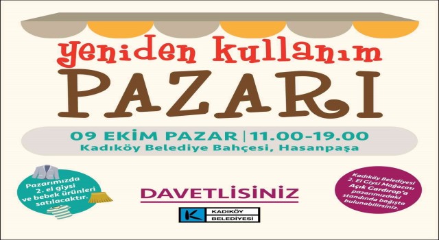 Kadıköyde Yeniden Kullanım Pazarı