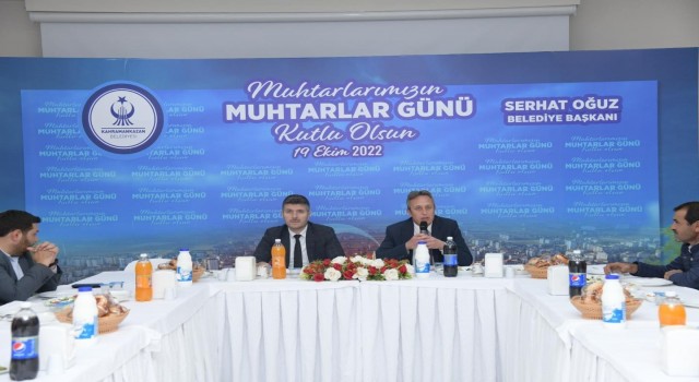 Kahramankazanda muhtarlar onuruna yemek