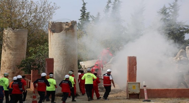 Kahramanmaraşta 6.1lik deprem tatbikatı