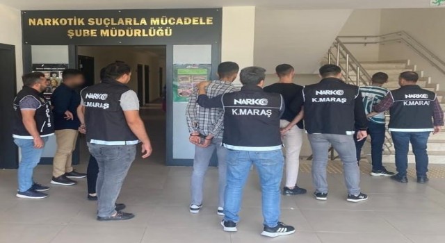 Kahramanmaraşta sentetik ecza hapı operasyonunda 5 tutuklama