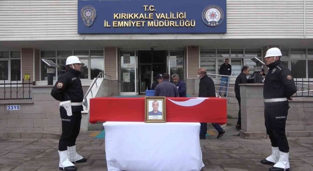 Kalbine yenik düşen polis memuru için tören düzenlendi