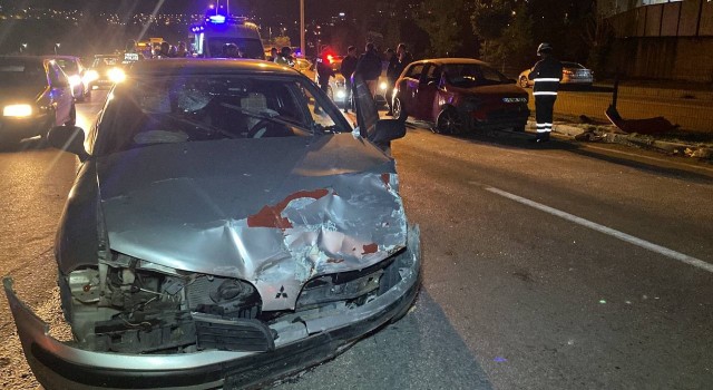 Karabükte zincirleme trafik kazası : 11 yaralı