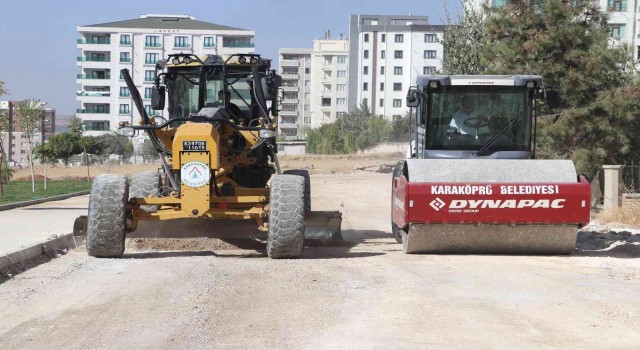Karaköprüde yol ağı genişliyor