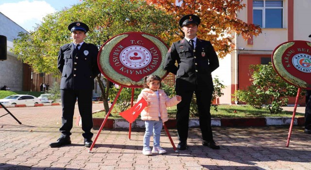 Karasuda 29 Ekim Cumhuriyet Bayramı çelenk töreni