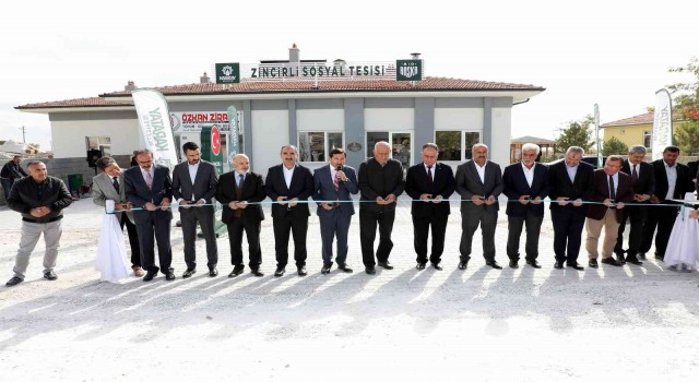 Karatayda Zincirli Sosyal Tesisi hizmete açıldı