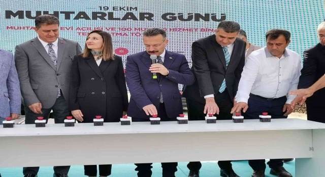 Karpuzlu Yenimahalle Muhtarlık Hizmet Binasının temel atma töreni yapıldı