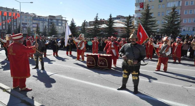 Karsta mehteranlı kurtuluş coşkusu