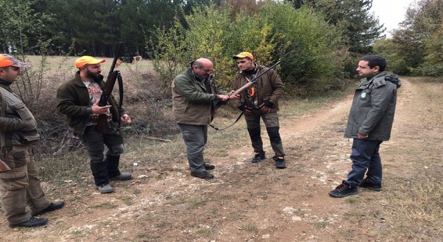Kastamonuda avcılara sıkı denetim: Belgesiz avlanan şahıs hakkında işlem yapıldı