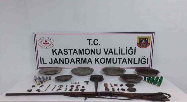 Kastamonuda tarihi eser operasyonu: 1 gözaltı
