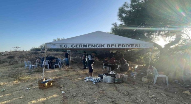 Kaybolan kişi için arama çalışmalarına Germencik Belediyesinden destek