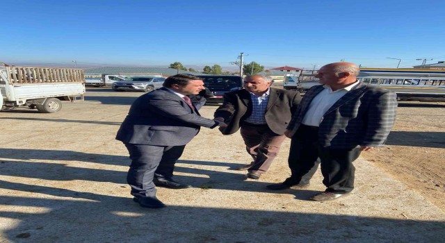 Kaymakam Ocaktan canlı hayvan pazarına ziyaret