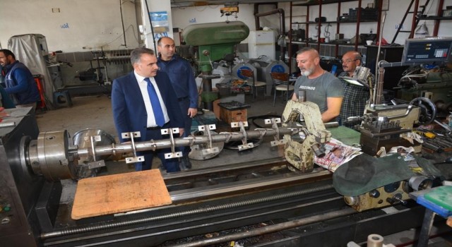 Kaymakam Odabaş, sanayi esnafını ziyaret etti
