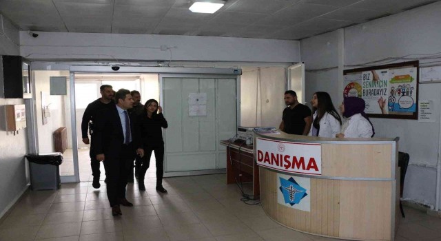 Kaymakam Özçelikten sağlık kurumlarına ziyaret