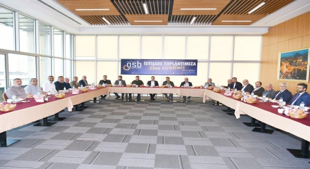 Kayseri OSBde Sanayicilerle İstişare Toplantısının ilki gerçekleştirildi