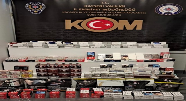 Kayseride kaçak tütün operasyonu: 5 gözaltı