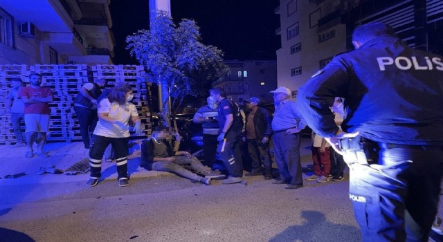 Kazada 14 yaşındaki motosiklet sürücüsü yaralandı