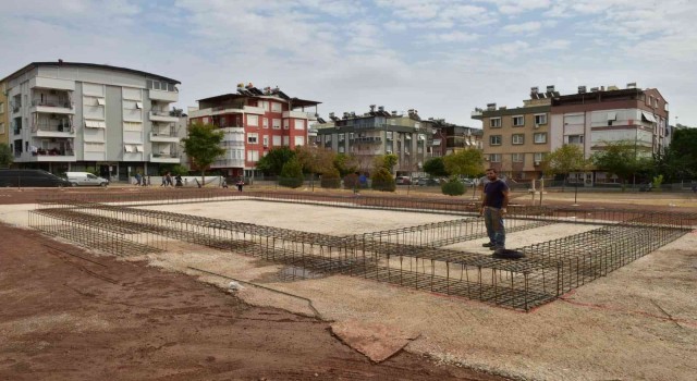 Kepezin kütüphane inşaatı devam ediyor
