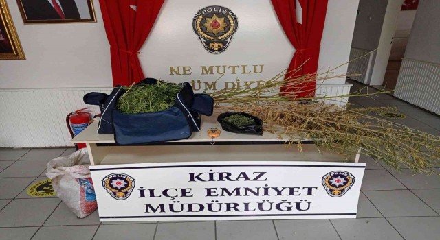 Kiraz polisinden torbacıya baskın: Bir adreste üretip bir adreste satıyordu