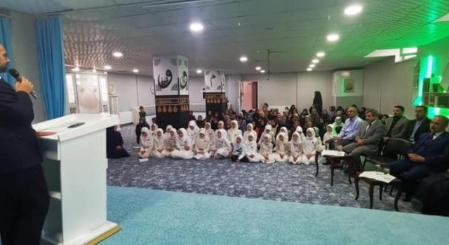 Kız Kuran Kursu öğrencileri Mevlid-i Nebiyi coşkuyla kutladı