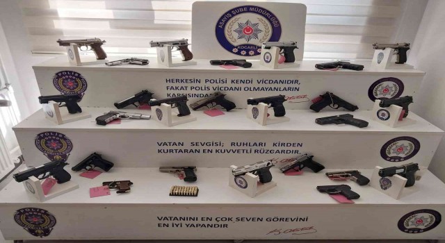 Kocaelinde 57 silah ele geçirildi