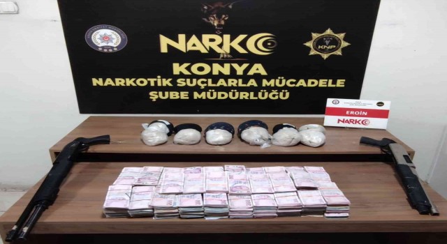 Konyada “Topal” lakaplı uyuşturucu satıcısı ve yardımcısı tutuklandı