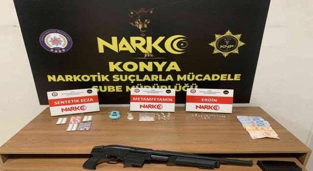 Konyada uyuşturucu operasyonu: 3 tutuklama