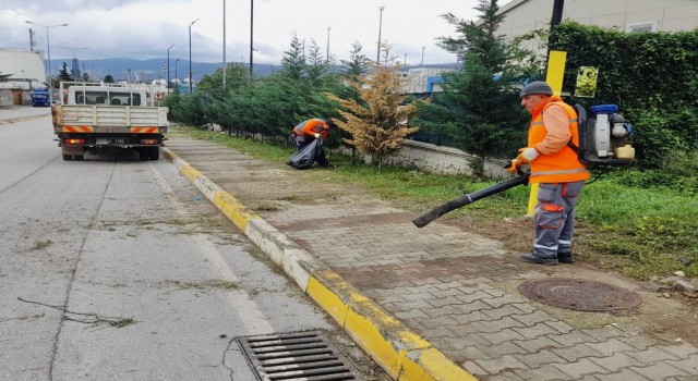 Körfezde yollar ve caddeler temizleniyor